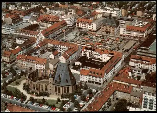 Ansichtskarte Hanau Luftbild 1974