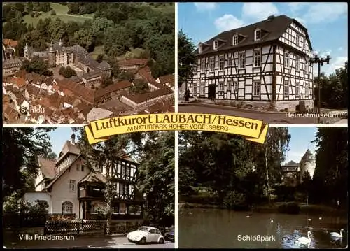 Ansichtskarte Laubach (Hessen) Mehrbildkarte NATURPARK HOHER VOGELSBERG 1995