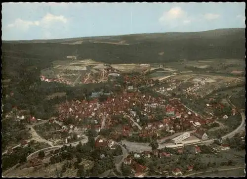 Lauterbach (Hessen) Luftbild Gesamtansicht vom Flugzeug aus, Luftaufnahme 1967