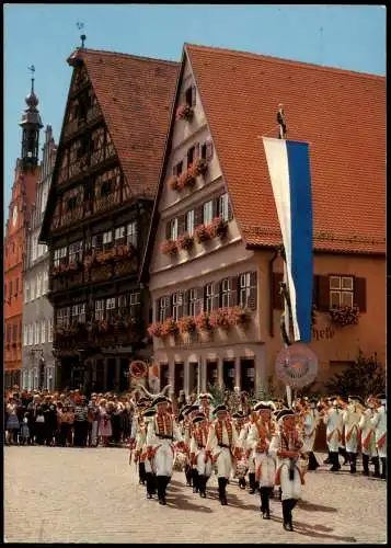 Ansichtskarte Dinkelsbühl Knabenkapelle, Musik Kapelle 1981
