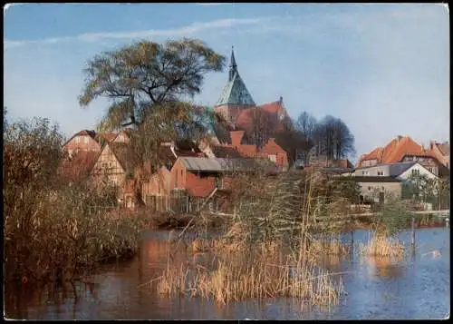 Mölln (Schleswig-Holstein) Seenstadt Mölln mit St. Nicolai 1975