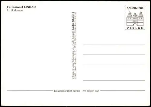 Ansichtskarte Lindau (Bodensee) Luftbild 1995