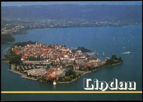Ansichtskarte Lindau (Bodensee) Luftbild Bodensee vom Flugzeug aus 1994