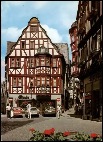 Ansichtskarte Limburg (Lahn) Am Kornmarkt mit Blick in die Salzgasse 1980