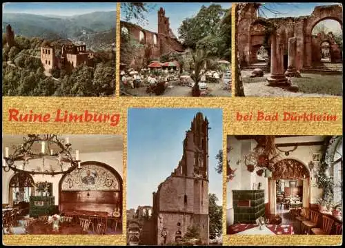 Bad Dürkheim Mehrbildkarte Kloster Limburg an der Haardt (Ruine) 1972