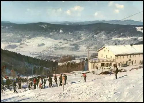 Langfurth Ski-Gebiet am Pension und Gasthof JOSEF RANZINGER 1970