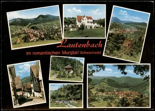 Lautenbach (Ortenaukreis) Lautenbach im romantischen Murgtal Schwarzwald 1979