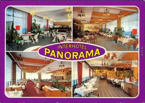 Oberhof (Thüringen) Interhotel Panorama: Klubbar, Restauran, Bauernstube 1979