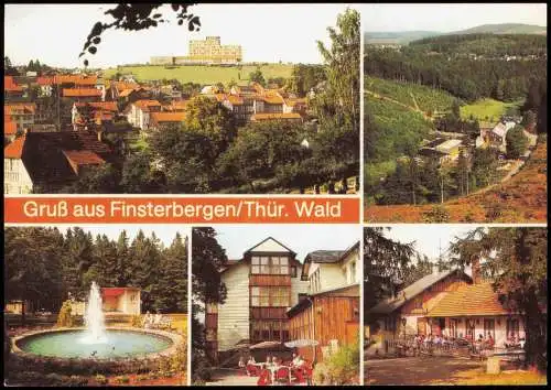 Finsterbergen-Friedrichroda Leinagrund Naturpark Hüllrod Tagescafé Mehrbild 1991