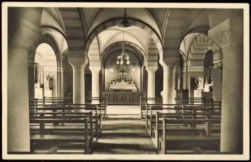 Ansichtskarte Beuron Erzabtei Krypta 1956