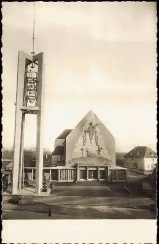 CPA Selz Elsaß Seltz Bas Rhin EGLISE SAINT-ETIENNE. Eingang 1964