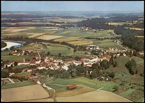 Kraiburg am Inn Luftbild Luftaufnahme Gesamtansicht v. Flugzeug 1970