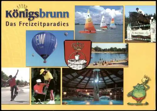Königsbrunn b. Augsburg Königsbrunn Das Freizeitparadies (Mehrbild-Karte) 1990