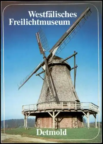 Ansichtskarte Detmold Mühle Windmühle Westfälisches Freilichtmuseum 1980