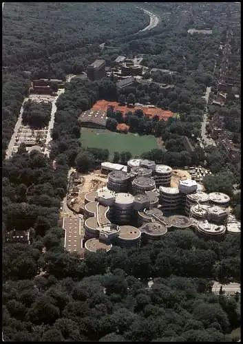 Ansichtskarte Duisburg Luftbild Universität 1988