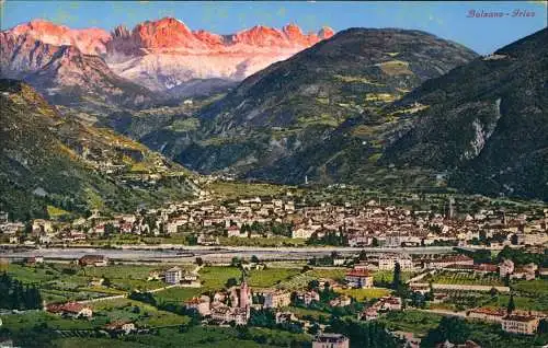 Cartoline Gries-Bozen Bolzano Totale - Südtirol 1917