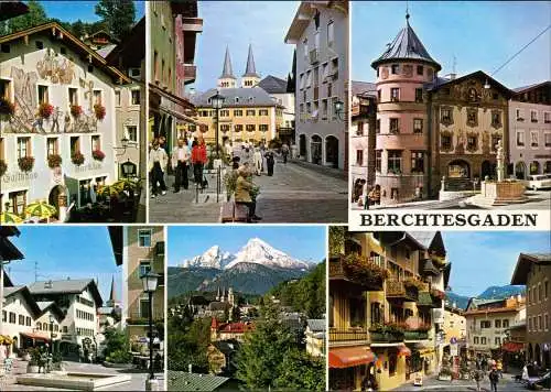 Ansichtskarte Berchtesgaden Straßenpartien 1985