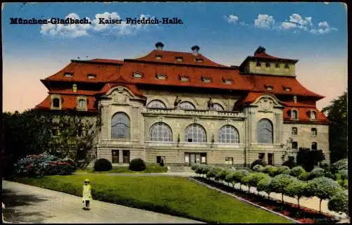 Ansichtskarte Mönchengladbach Kaiser Friedrich-Halle 1938
