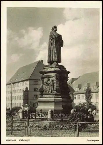 Ansichtskarte Eisenach Luther-Denkmal 1940