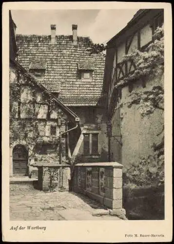 Ansichtskarte Eisenach Wartburg - Innenhof 1940