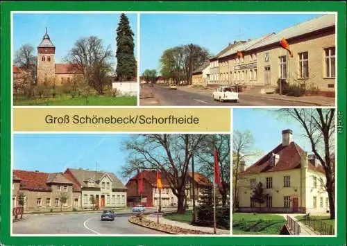 Groß Schönebeck-Schorfheide Kirche, Gaststätte "Zur Schorfheide",    1982