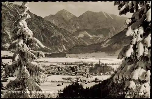 Ansichtskarte Ruhpolding Winter, Sonntagshorn 1960 m 1961