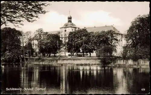 Ansichtskarte Schleswig (Sleswig/Slesvig) Schloss Gottorp 1961