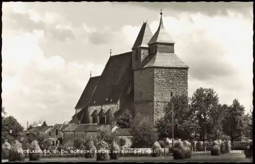 Ansichtskarte Vöcklamarkt Gotische Kirche 1963