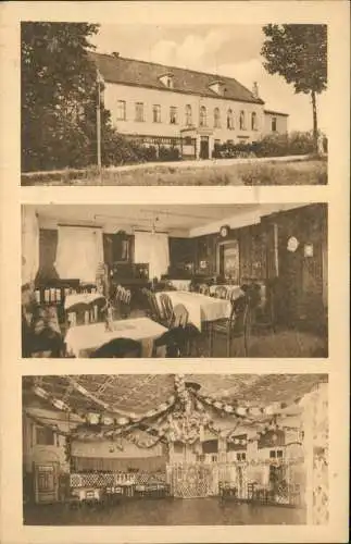 Ansichtskarte Oederan Gruss aus dem Schützenhaus 1924