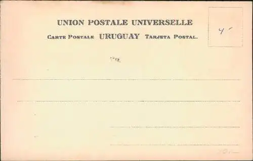 Ansichtskarte  Briefmarken Ansichtskarte Uruguay Heraldik 1905