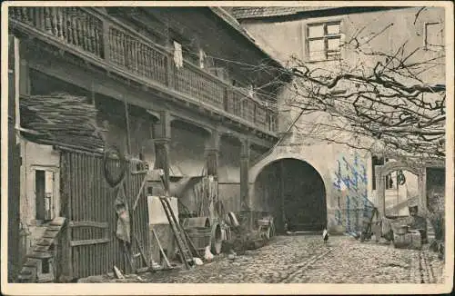 Türkheim Turckheim Gasthaus Wilder Mann Elsaß 1915  gel. Feldpoststempel WK1