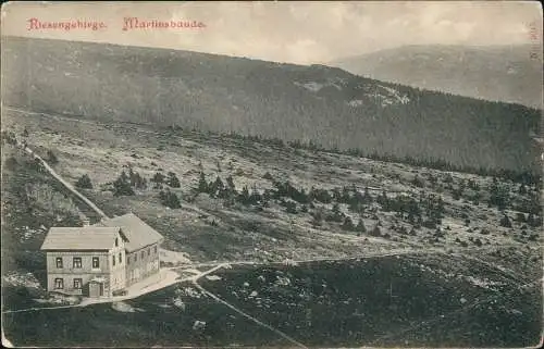Spindlermühle Špindlerův Mlýn | Spindelmühle Martinsbaude Riesengebirge 1911