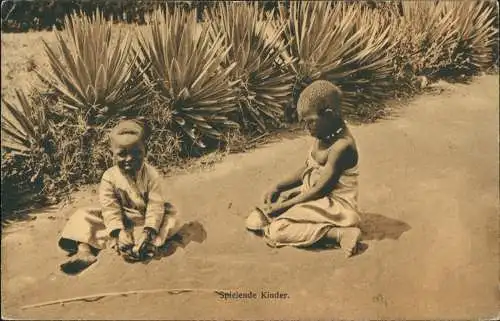 .Mosambik Moçambique Deutsche Kolonie Deutsch-Ost-Afrika DOA Kinder 1915
