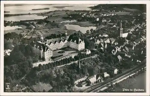 Ansichtskarte Plön Luftbild aus etwa 120 m Höhe 1937
