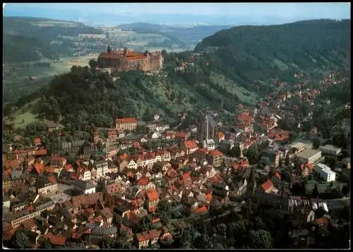 Ansichtskarte Kulmbach Luftbild, Ansicht vom Flugzeug aus, Luftaufnahme 1980