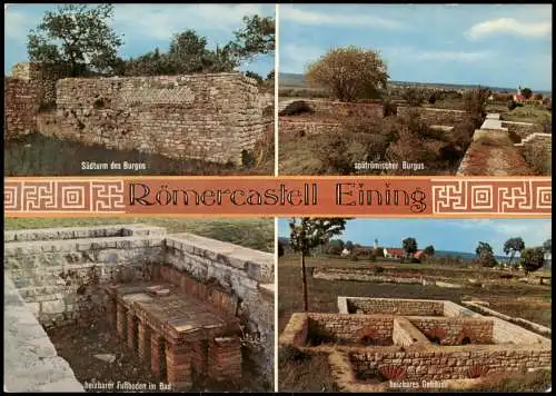 Ansichtskarte Eining Mehrbildkarte Römer-Castell Eining 1975