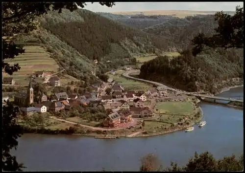Einruhr-Simmerath Ansicht Einruhr, das Dorf am See im Naturpark Nordeifel. 1970