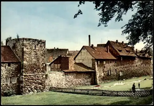 Ansichtskarte Einbeck Partie an der Stadtmauer 1977
