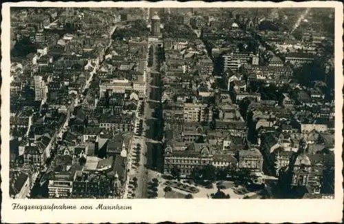 Ansichtskarte Mannheim Luftbild 1931