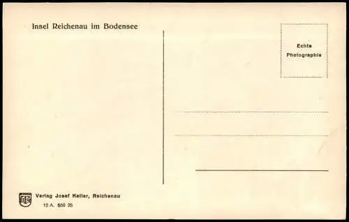 Ansichtskarte Reichenau (Bodensee) Insel Reichenau im Bodensee 1940