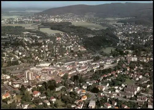 Ansichtskarte Hemer Luftbild Ort im Sauerland vom Flugzeug aus 1980