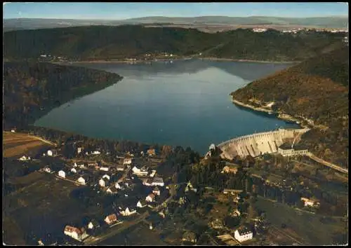 Hemfurth-Edersee-Edertal Luftaufnahme Hemfurth Ortsteil Edersee (Waldeck) 1970