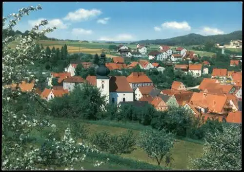 Königstein (Oberpfalz) Panorama Ansicht, Ort i.d. Fränkischen Alb 1980