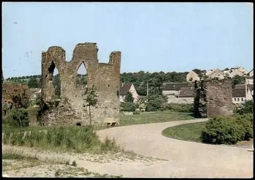 Ansichtskarte Köllerbach-Püttlingen Burg Ruine Bucherbach 1968