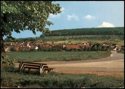 Markt Berolzheim  Hintergrund Buchleite und die Sieben Linden 2011/1980