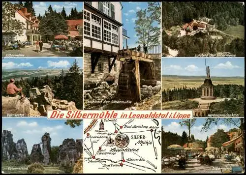 Leopoldstal Horn-Bad Meinberg Gasthaus/Waldhotel   Externsteine 1973