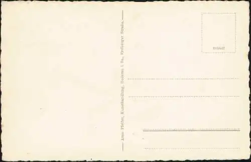 Ansichtskarte Oederan Partie an der Schule 1928