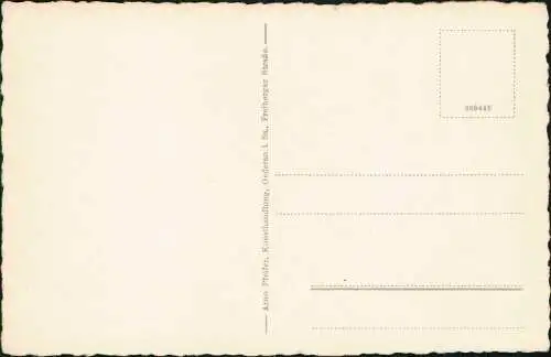 Ansichtskarte Oederan Bahnhofstrasse mit Postamt 1928