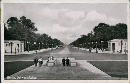 Ansichtskarte Berlin Ost-West-Achse, Unterführung 1936