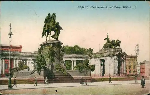 Ansichtskarte Mitte-Berlin Nationaldenkmal 1927